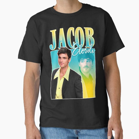 Jacob Elordi Y2K Vintage Saltburn Classic T-Shirt by pappagayo