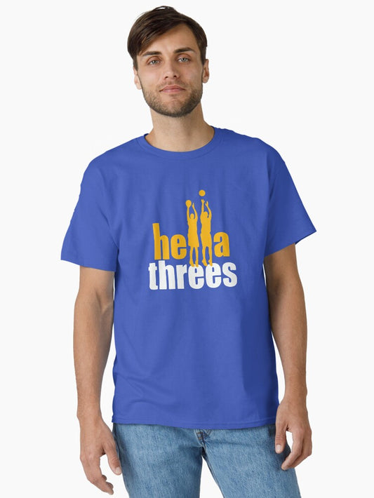 Hella Threes Classic T-shirt | Trendy Graphic Tee | Casual Unisex T-shirt