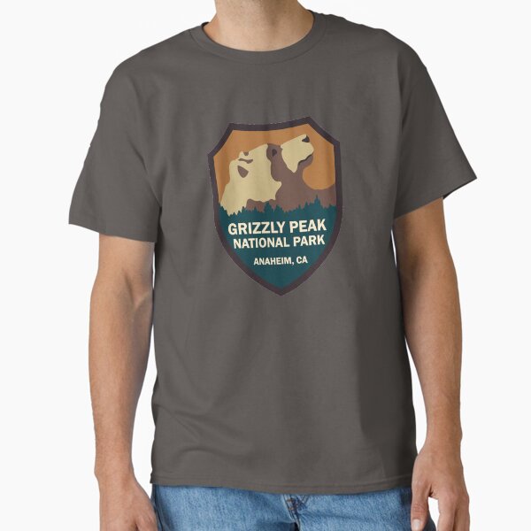 Grizzly Peak National Park Sign Classic T-Shirt for Sale by CarlStickers
