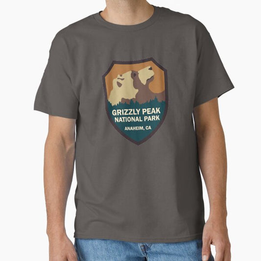 Grizzly Peak National Park Sign Classic T-Shirt for Sale by CarlStickers