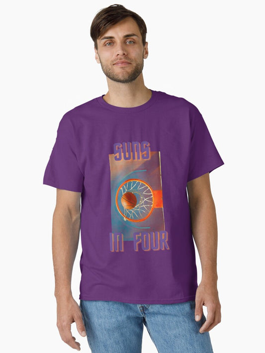 Suns In Four Classic T-shirt | Trendy Graphic Tee | Casual Unisex T-shirt