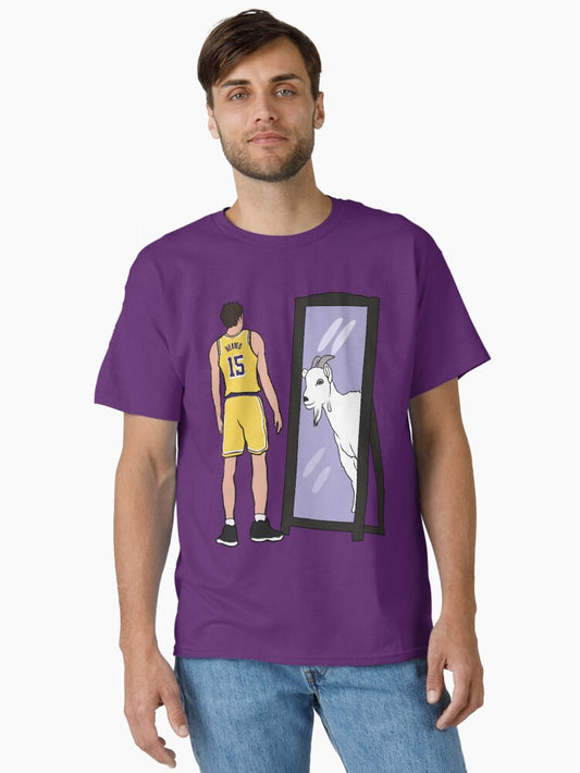 Austin Reaves Mirror Goat Classic T-shirt | Trendy Graphic Tee | Casual Unisex T-shirt