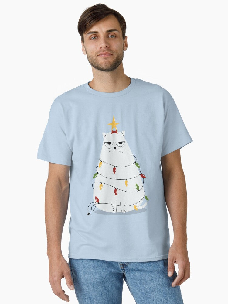 Grumpy Christmas Cat Classic TShirt T-Shirt | Holiday Edition | Limited Christmas Style