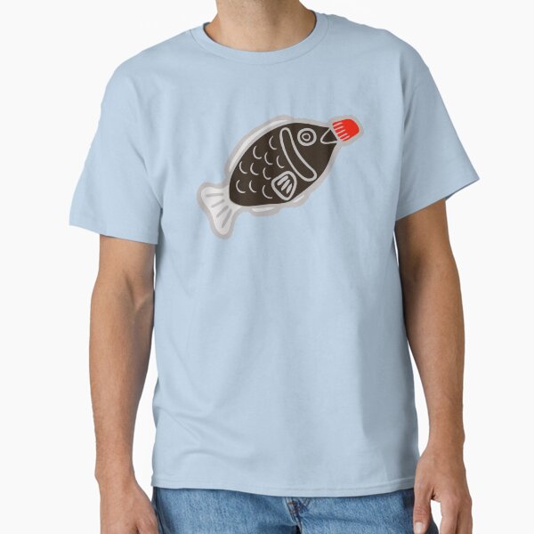"Sushi Soy Fish Pattern in Blue" Classic T-Shirt for Sale by evannave