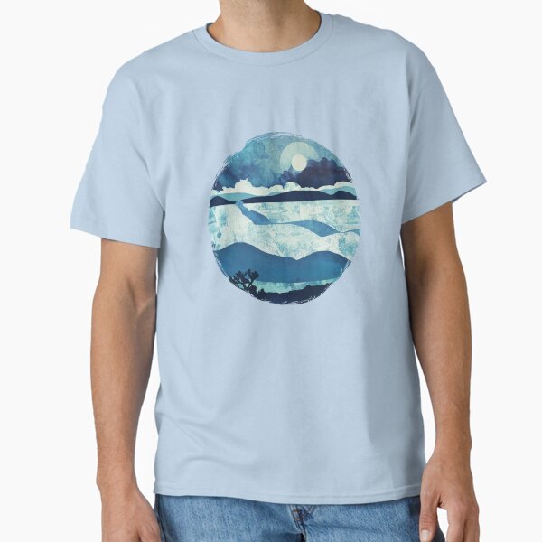 Blue Desert Classic T-Shirt for Sale by spacefrogdesign