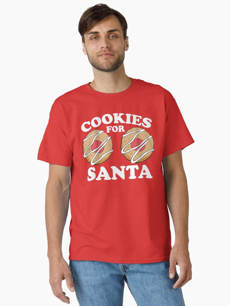Cookies For Santa Classic TShirt T-Shirt | Holiday Edition | Great For Christmas Season