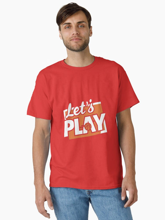 Let's Play Basketball Classic T-shirt | Premium Basketball Jersey | Fan Edition Apparel