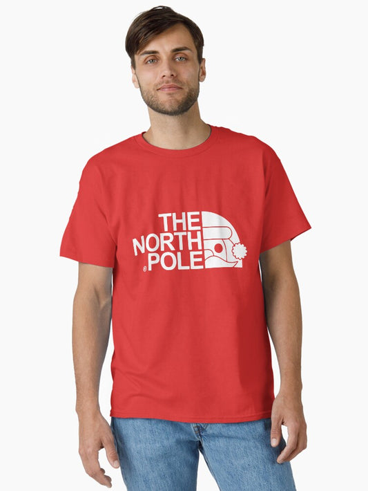 The North Pole Classic TShirt T-Shirt | Premium Graphic | Perfect Holiday Gift