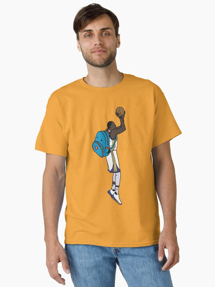 Draymond Green Backpack Jumpshot Classic T-shirt | Trendy Graphic Tee | Casual Unisex T-shirt