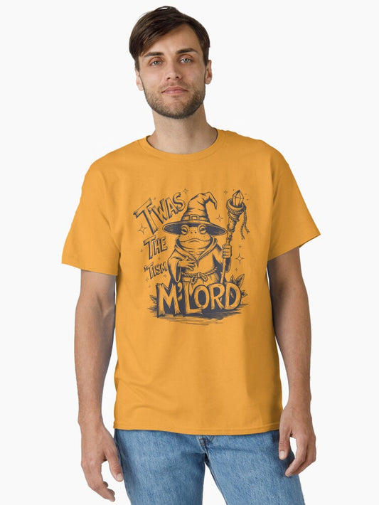 T'was The 'tism M'lord - Wizard Frog Classic T-shirt | Trendy Graphic Tee | Casual Unisex T-shirt