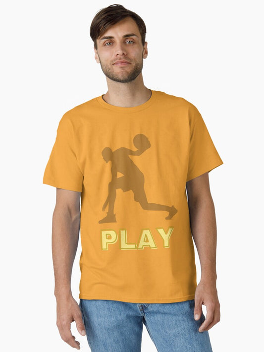 Play Basketbal Play The Game Classic T-shirt | Trendy Graphic Tee | Casual Unisex T-shirt