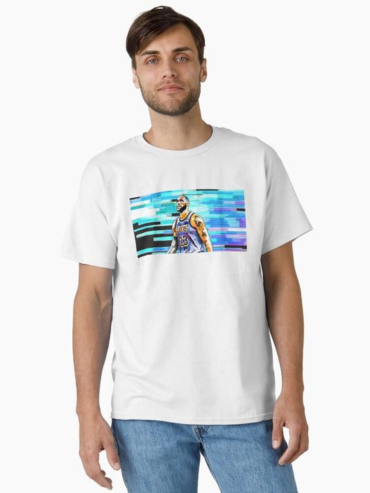 Lebron James Blur Tees Classic T-shirt | Trendy Graphic Tee | Casual Unisex T-shirt