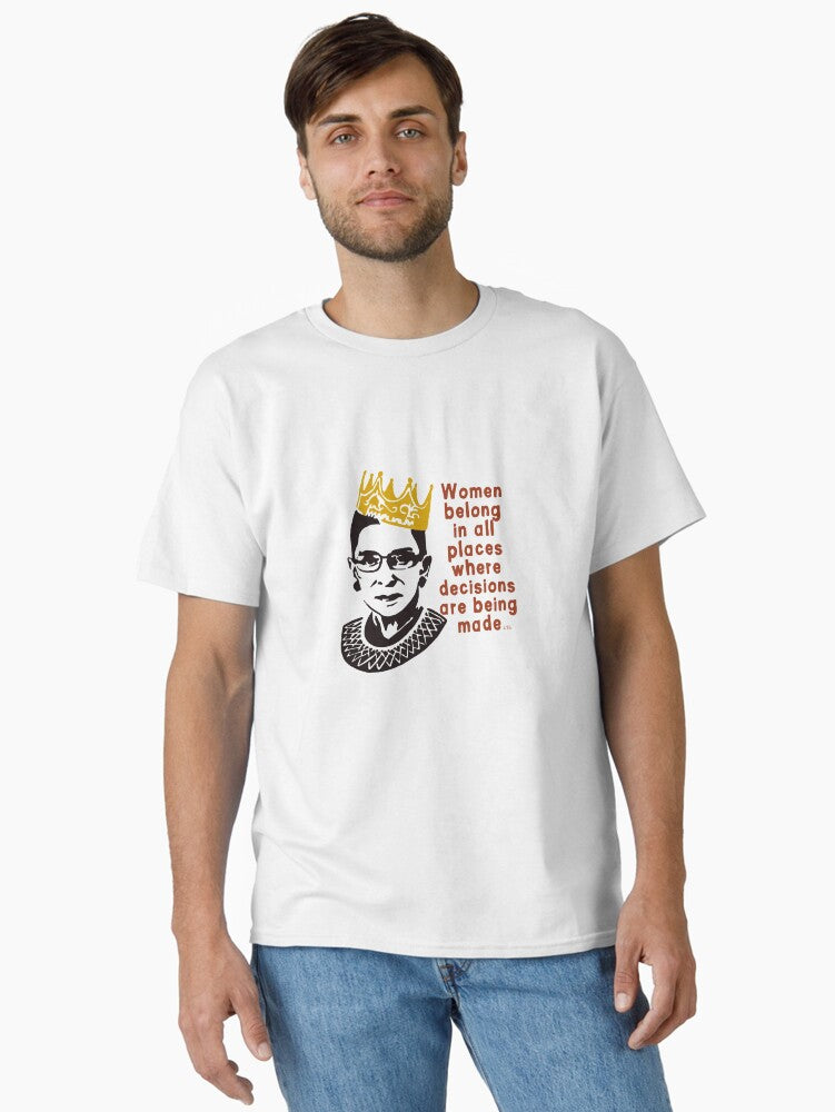 Ruth Bader Ginsburg Classic T-Shirt T-Shirt | Streetwear Vibe | Great Gift Idea