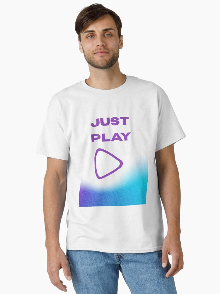 Just Play Classic T-shirt | Trendy Graphic Tee | Casual Unisex T-shirt