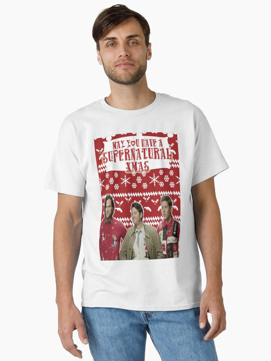 Supernatural Christmas Classic TShirt T-Shirt | High-Quality Print | Limited Christmas Style