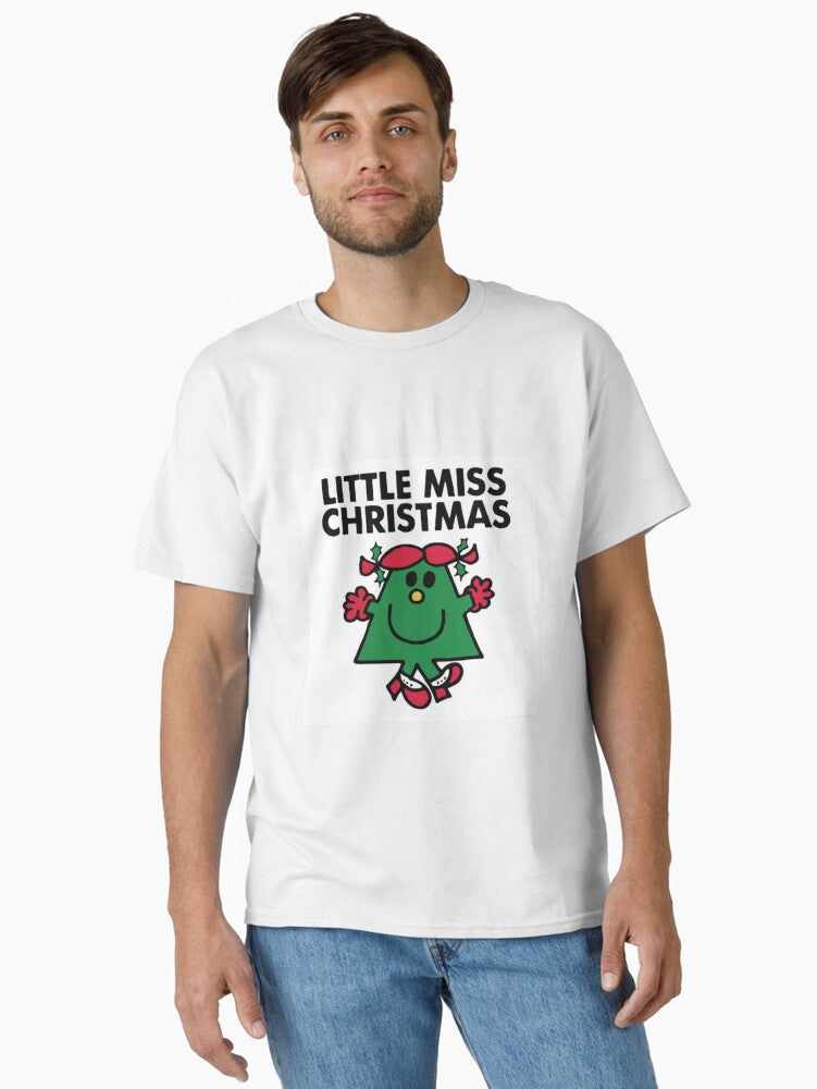 Little Miss Christmas Classic TShirt T-Shirt | Vintage Christmas Look | Great For Christmas Season