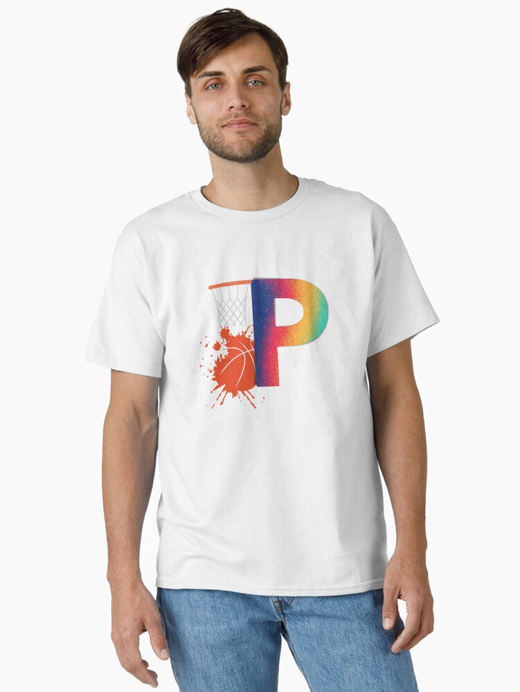 Letter P - Basketball Classic T-shirt | Premium Basketball Jersey | Fan Edition Apparel