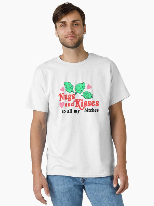 Nugs And Kisses Sweatshirt To All My Bitches Shirt Christmas Nugs And Kisses Classic TShirt Sweatshirt | High-Quality Print | Trending Festive Apparel