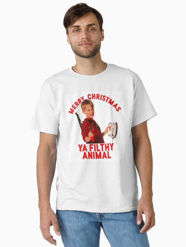 Merry Christmas Ya Filthy Animal Classic TShirt T-Shirt | Top Trending Graphic | Top Pick For Gifting