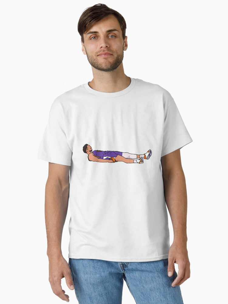 Devin Booker Game Winner Celebration Classic T-shirt | Trendy Graphic Tee | Casual Unisex T-shirt