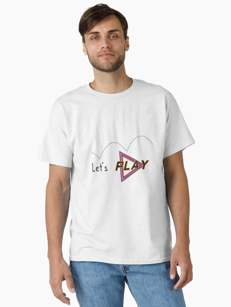 Let's Play Classic T-shirt | Trendy Graphic Tee | Casual Unisex T-shirt