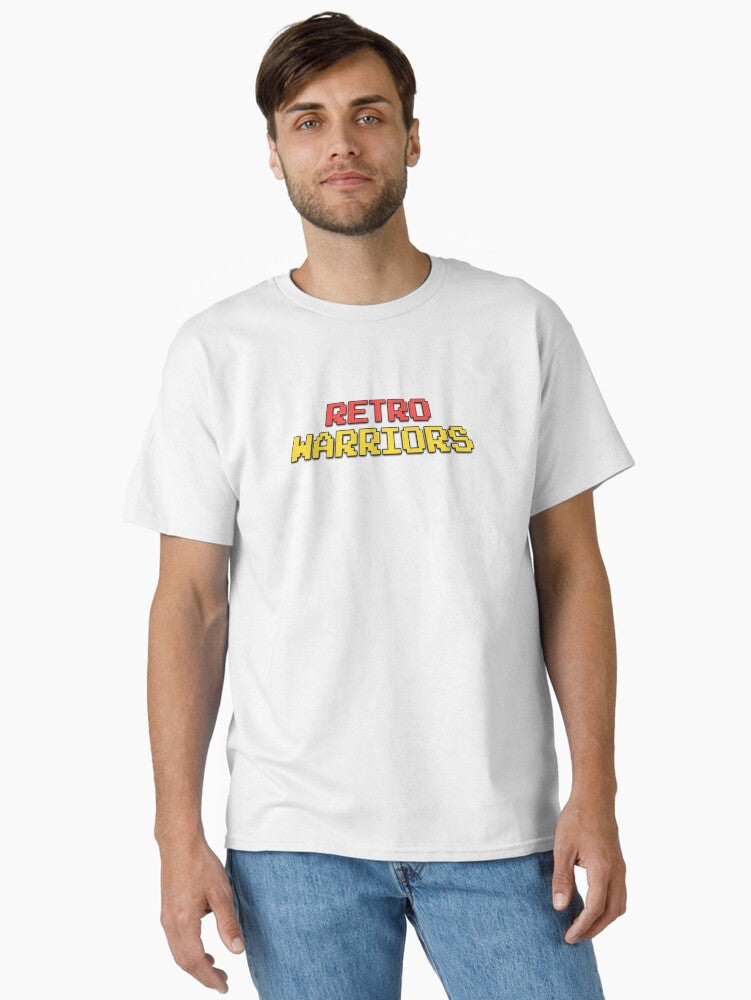 Retro Warriors Logo - Clean White Classic T-shirt | Premium Basketball Jersey | Fan Edition Apparel