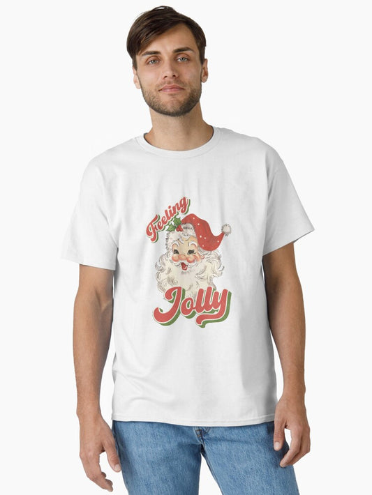 Feeling Jolly Classic TShirt T-Shirt | Vintage Christmas Look | Trending Festive Apparel
