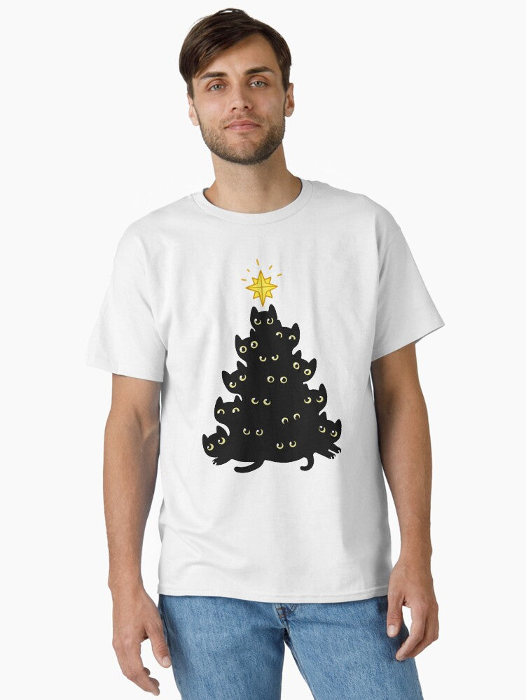 Meowy Christmas Classic TShirt T-Shirt | Fan Favorite Artwork | Great For Christmas Season
