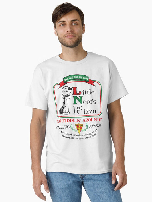 Little Neros Pizza Classic TShirt T-Shirt | Vintage Christmas Look | Trending Festive Apparel
