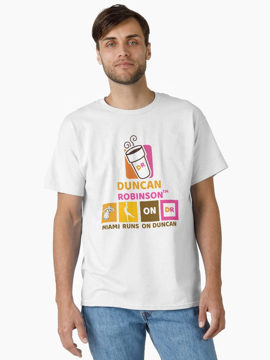 Miami Runs On Duncan Robinson Classic T-shirt | Trendy Graphic Tee | Casual Unisex T-shirt