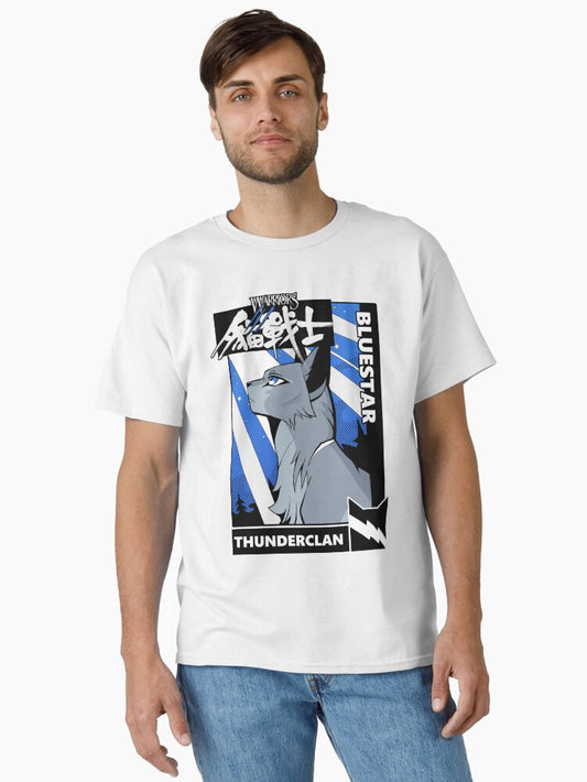 Bluestar From Warrior Cats Version 1 Classic T-shirt | Premium Basketball Jersey | Fan Edition Apparel