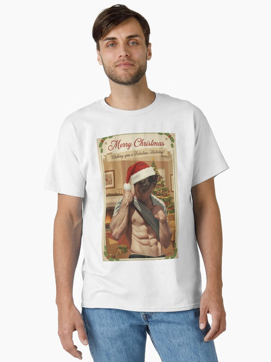 Showing You My Abs as a Christmas Gift Classic TShirt T-Shirt | Fan Favorite Artwork | Trending Festive Apparel