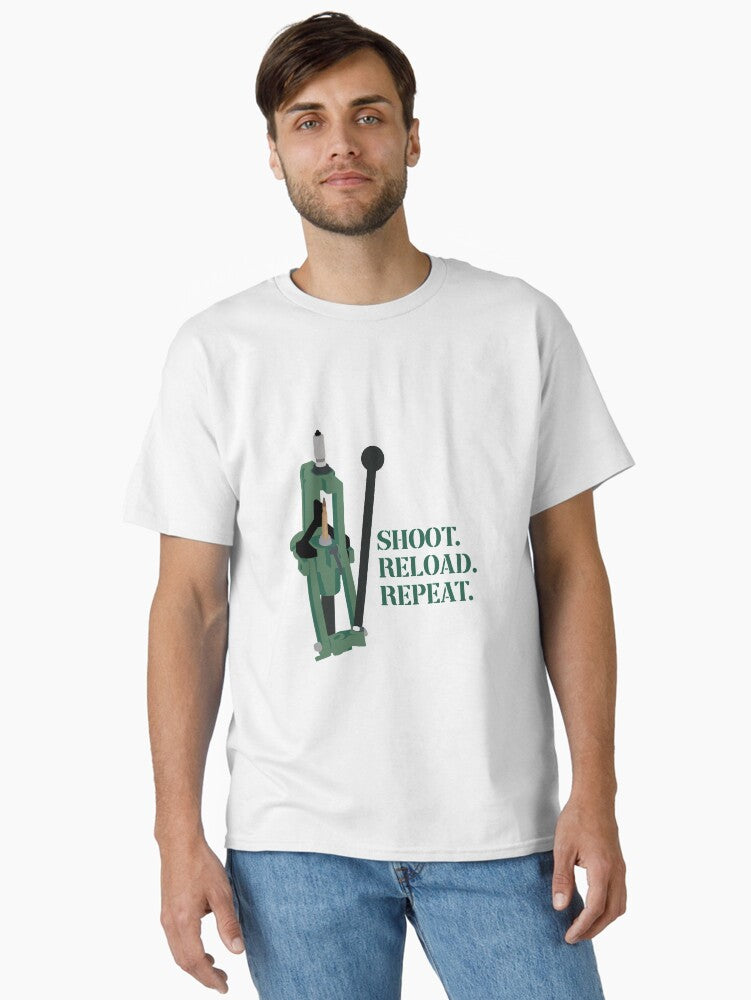 RCBS Brass Reloader Shoot Reload Repeat Classic T-Shirt T-Shirt | Best-Selling Artwork | Top Pick For Fans
