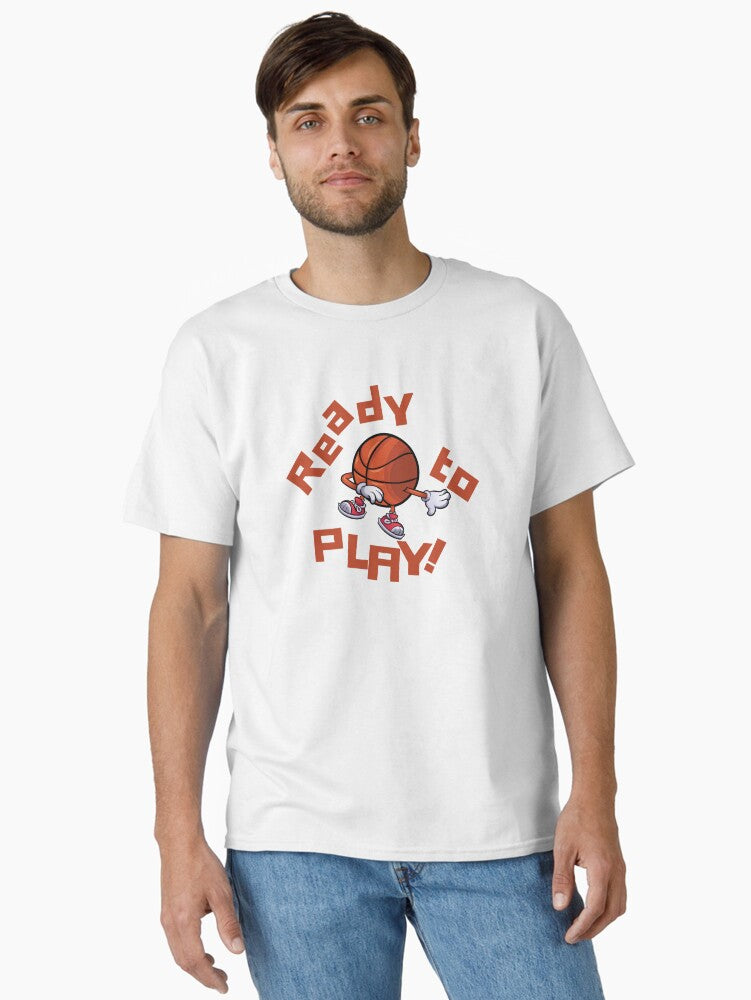 Ready To Play Classic T-shirt | Trendy Graphic Tee | Casual Unisex T-shirt