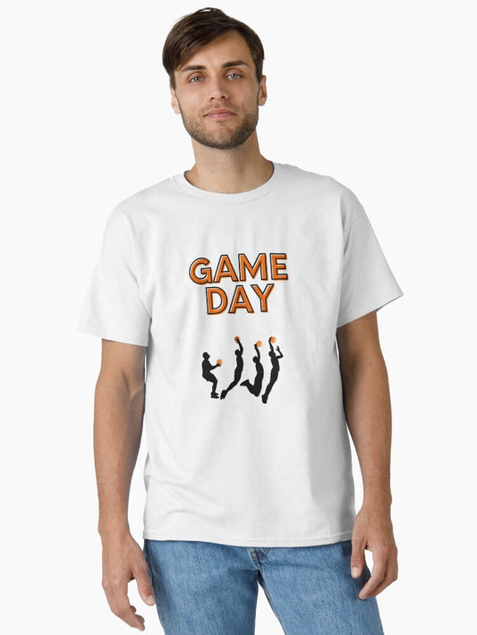 Basketball Game Day Classic T-shirt | Premium Basketball Jersey | Fan Edition Apparel