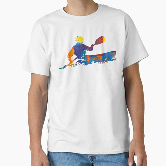 Abstract Kayak Art Classic T-Shirt for Sale by zsonn