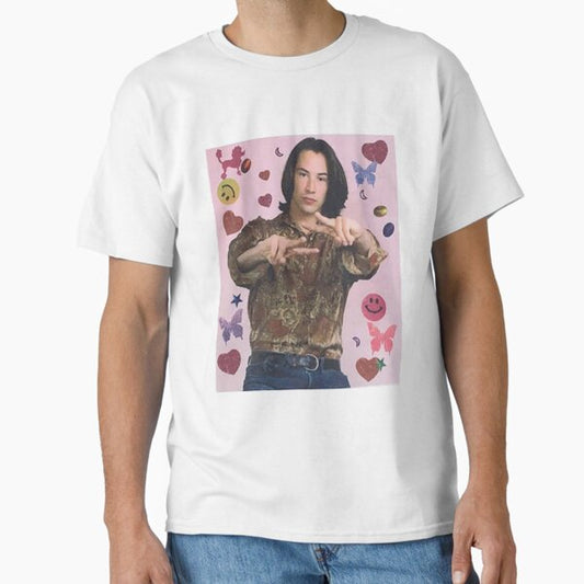 Keanu Reeves ICONIC 90s Teen Mag Classic T-Shirt for Sale by cupidchu