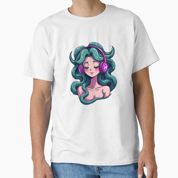 "Lo-fi Medusa - Mythic Chillwave" Classic T-Shirt for Sale by ChaoticStep