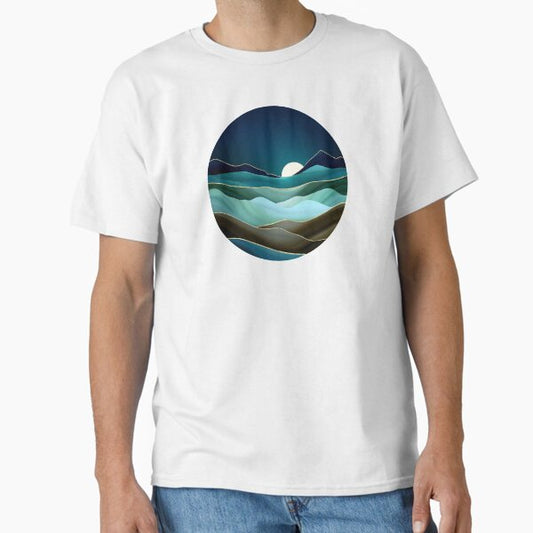 Moonlit Vista Classic T-Shirt for Sale by spacefrogdesign