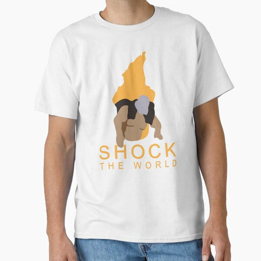 Shockmaster Shock the World Minimalist Design Classic T-Shirt for Sale by 3BeatDesigns