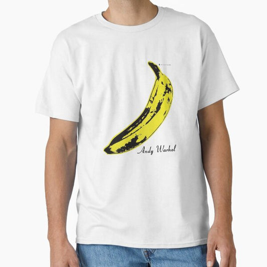 Andy Warhol Banana Velvet Underground Peel Slowly and See Classic T-Shirt for Sale by studio-54