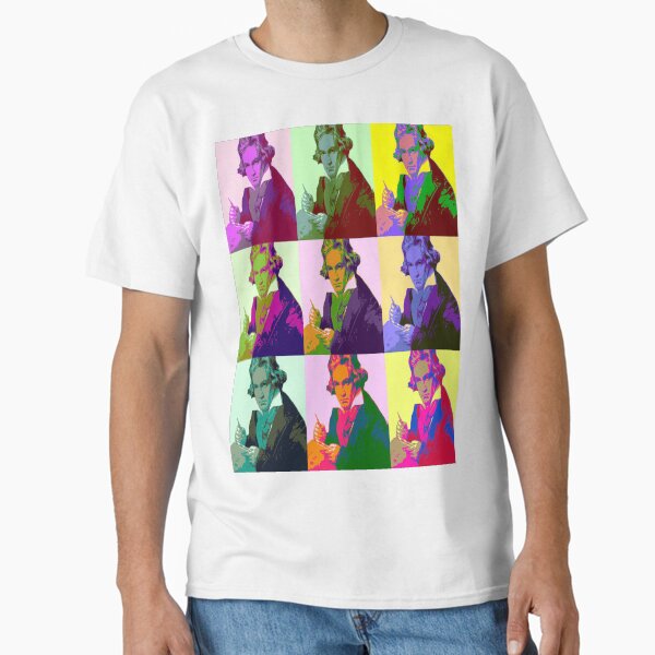 Ludwig Van Beethoven Pop Art Classic T-Shirt for Sale by Icarusismart