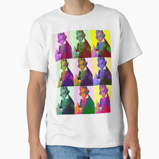 Ludwig Van Beethoven Pop Art Classic T-Shirt for Sale by Icarusismart