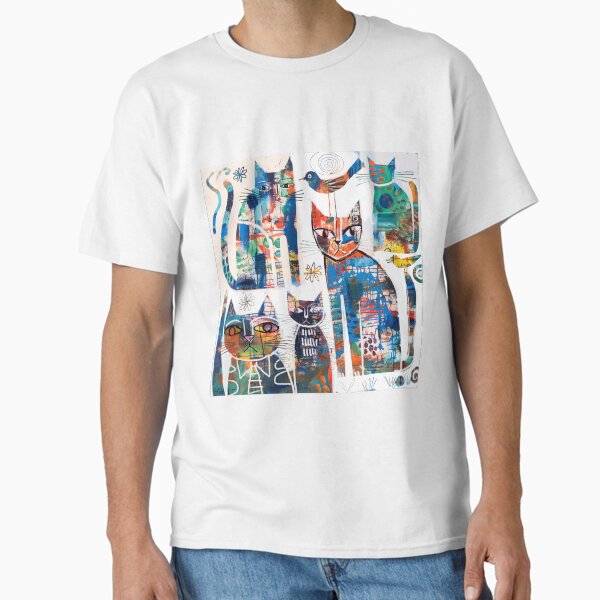 Abstract cats Classic T-Shirt for Sale by karincharlotte