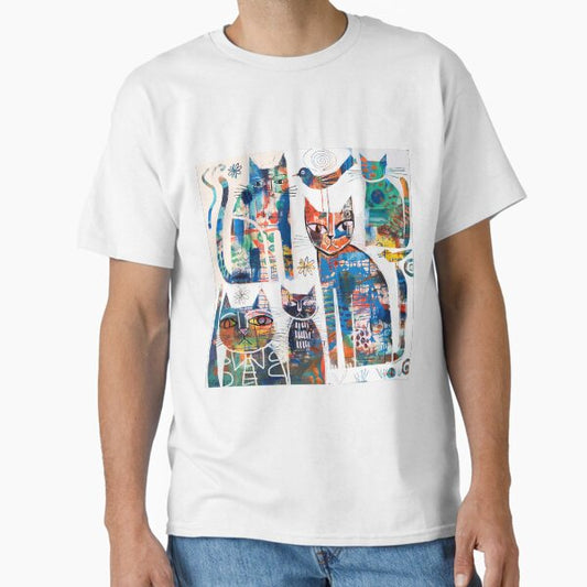 Abstract cats Classic T-Shirt for Sale by karincharlotte