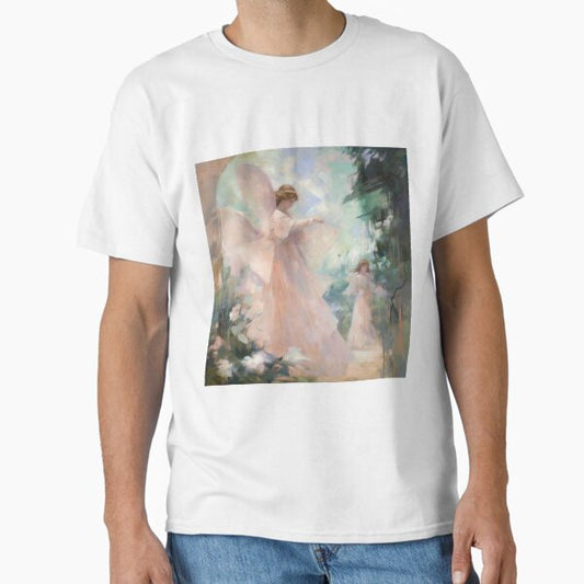 Coquette aesthetic vintage painting of an angel Classic T-Shirt by CoquetteArt