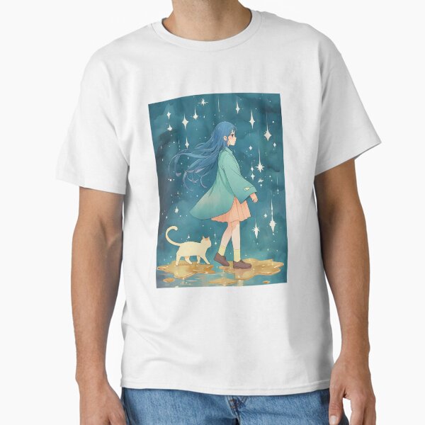 "Raining Stars" Classic T-Shirt for Sale by animesnatch
