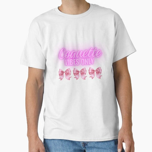 Coquette Bow Coquette Vibes Only Classic T-Shirt for Sale by JefferShirt