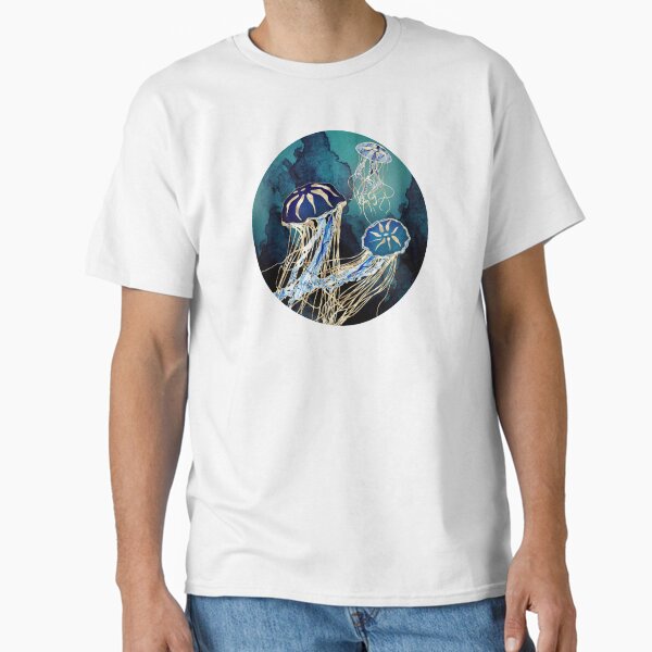 Metallic Jellyfish III Classic T-Shirt for Sale by spacefrogdesign