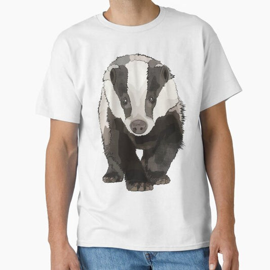 Badger by www.BeeFoxTree.com Classic T-Shirt for Sale by BeeFoxTree